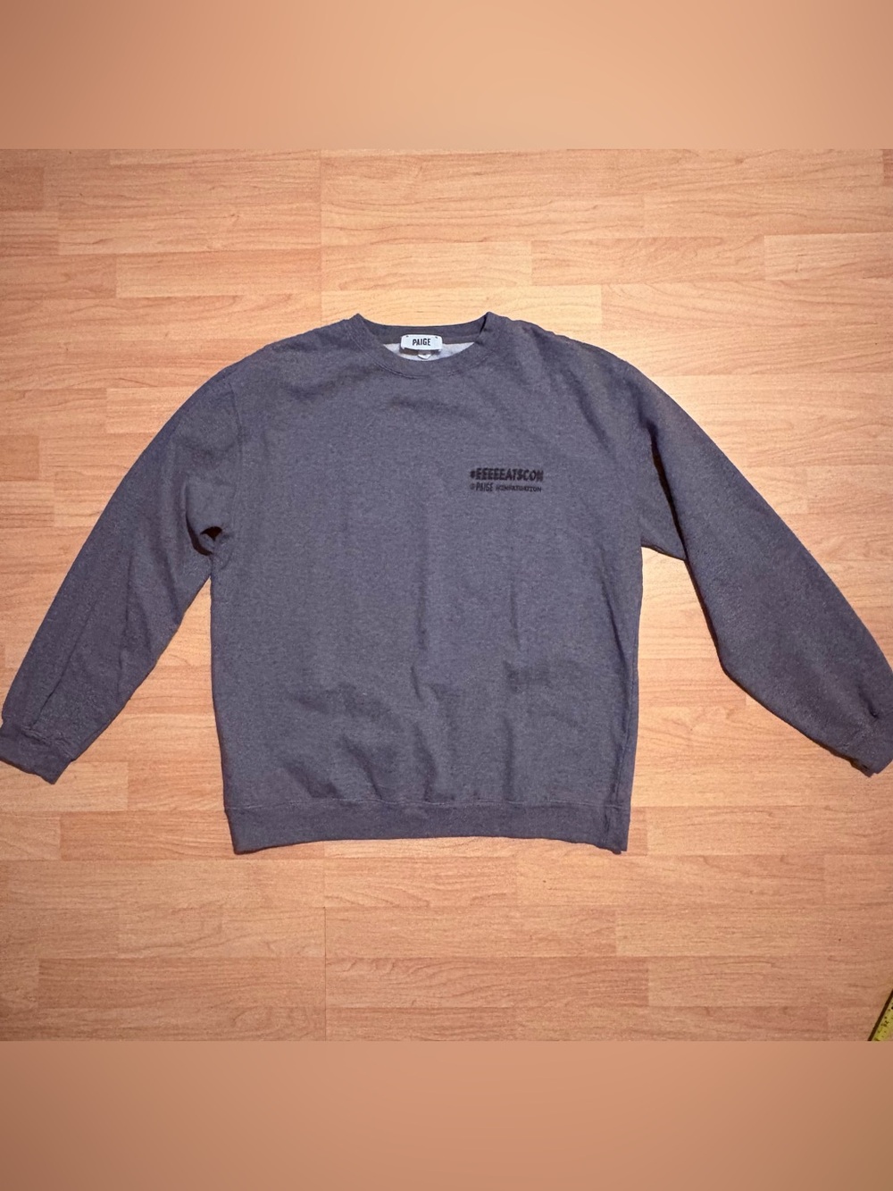 PAIGE Denim x EEEEEATSCON Premium Collaborative Crewneck Sweater